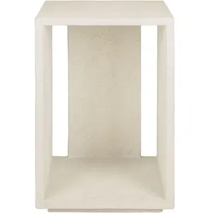 Ethnicraft - Table d'appoint Elements - Blanc - MicrocimentVendu parmade-in-design