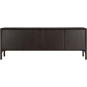 Ethnicraft - Buffet PI - Marron - Teck massif teinté - Designer Alain ...Vendu parmade-in-design