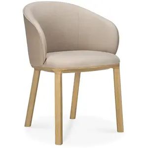 Comparateur de prix : Ethnicraft - Fauteuil rembourré Unda - Beige - Mousse haute densité - ...