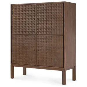 Ethnicraft - Buffet Sono - Marron - Laiton mouléVendu parmyareadesign