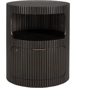 Ethnicraft - Rangement Boomerang - Marron - Acajou massif teinté - Des... pas cher
