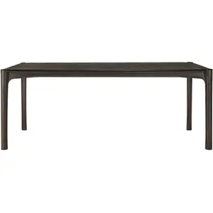 Comparateur de prix : ETHNICRAFT table rectangulaire PI (200 x 95 x 76 cm - Teak verniciato ...