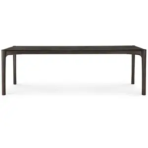 ETHNICRAFT table rectangulaire PI (240 x 100 x 76 cm - Teak verniciato... pas cher