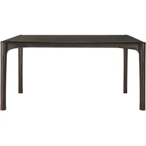 Comparateur de prix : ETHNICRAFT table rectangulaire PI (160 x 80 x 76 cm - Teak verniciato ...