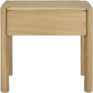 Ethnicraft - Table de chevet PI - Bois naturel - Chêne massif huilé - ...Vendu parmade-in-design