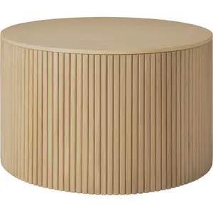 Ethnicraft - Table basse Roller - Bois naturel - Chêne massif huilé - ... pas cher