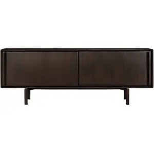 Ethnicraft - Buffet Flow - Marron - Acajou massif - Designer Alain van...