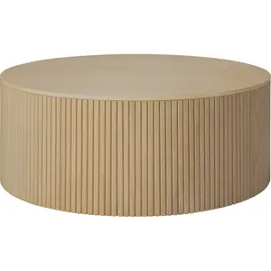 Ethnicraft - Table basse Roller - Bois naturel - Chêne massif huilé - ... pas cher