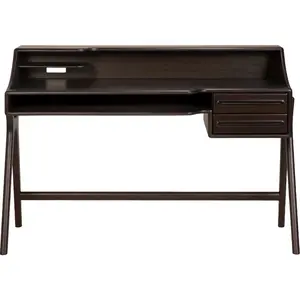 Ethnicraft - Bureau Flow - Marron - Acajou massif - Designer Alain van...Vendu parmade-in-design
