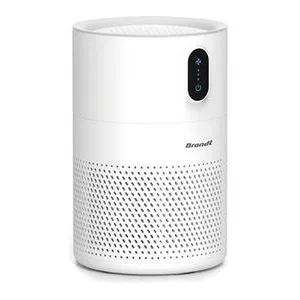 Comparateur de prix : Purificateur d'air - BRANDT - Sur pied - Filtre 3 couches - Blanc - 120 m3/h