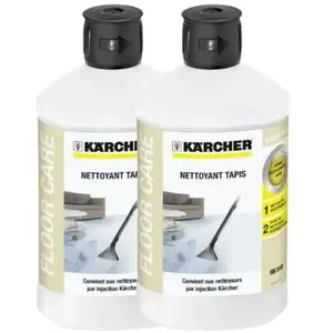 2x Kärcher RM 519 Nettoyant moquettes et tapis 3 en 1 (1000ml) pas cher