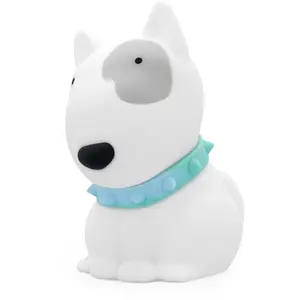 DHINK Lampes à poser Kontiki  Veilleuse souple en silicone rechargeable chien