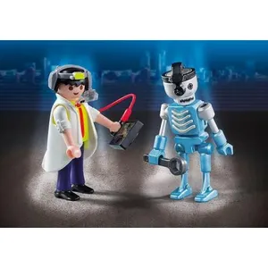 Comparateur de prix : Playmobil 6844 duo pack - inventeur et robot