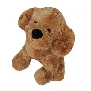 Peluche Chien Brun 22 Cm Assis - Animal Domestique pas cher