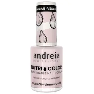 Andreia Professional Nutri Color Vernis à ongles - NC 27 Blanc Rosé 10.5ml pas cher