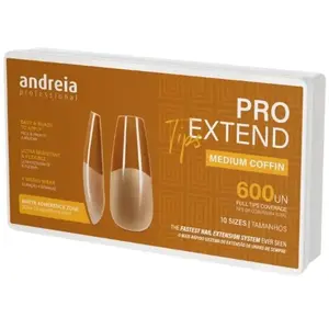 Capsules Pro Extend Tips Andreïa Professional medium coffin pas cher