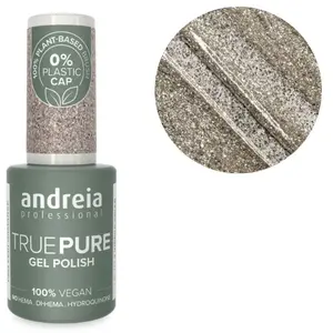 ANDREIA Vernis semi-permanent - True Pure - T04 Pailleté argenté -10,5 ml pas cher