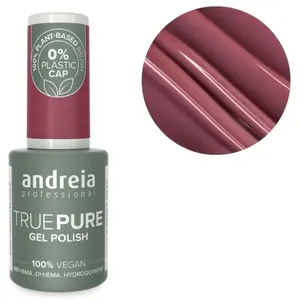 ANDREIA Vernis semi-permanent - True Pure - T25 Vieux rose foncé -10,5 ml pas cher