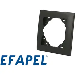 Comparateur de prix : Plaque de finition noir mat simple Efapel Logus 90 N-90910 TPM