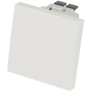 Poussoir simple Efapel Quadra & Latina (45x45) 45151S pas cher
