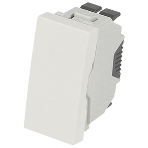 Comparateur de prix : Poussoir simple ½ module Efapel Quadra & Latina (45x45) 45161S