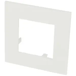 Comparateur de prix : Efapel - Plaque de finition blanche simple Quadra (45x45)