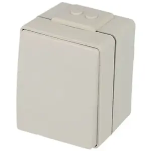Poussoir simple Efapel étanche 48151 pas cher