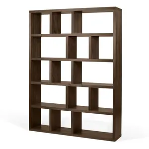 TEMAHOME Bibliothèque 5 niveaux L150 cm Texas  BoisVendu parcamif