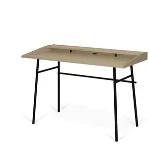 Temahome Bureau Ply Placage Chêne Et Métal Noir - Temahome pas cher
