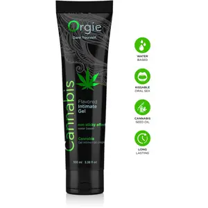 Orgie Lubrifiant eau Lube Tube Cannabis 100ml pas cher