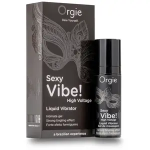 Comparateur de prix : ORGIE Gel de Massage Vibrant Intense High Voltage Sexy Vibe !