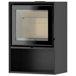 Poêle à Bois Solzaima Small Box Glass Door Pa1053g027 pas cher
