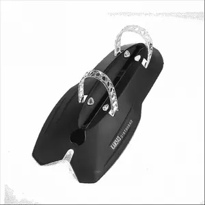 Lasalle Garde-boue Kansas Noir en Plastique pour Cadres 26/27.5/29 - 135x315mm, 95g pas cher