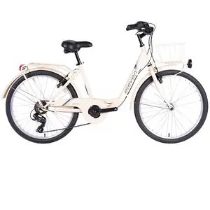 CYCLES-ELEVEN VÉLO ELEVEN URBAN 26" CRÈME BRILLANT UNIQUEVendu parcdiscount