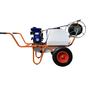 Bricoferr - Chariot de sulfatage avec moteur à essence 4 temps BFG045 ... pas cher