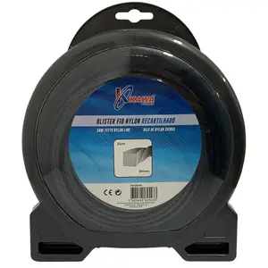 Kawapower - Ficelle nylon pour débroussailleuse 4MM 21MT tressée pas cher