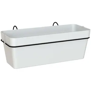 ARTEVASI Kit balcon Jardinière 50 cm blanc 50,2 x 28,5 x hauteur 20 cm - 1,45 LVendu paramazon