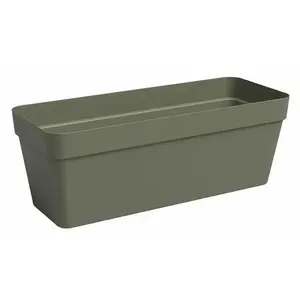 ARTEVASI Jardiniere - - Capri - Plastique - Rectangulaire - Vert sec - 12,5 l pas cher