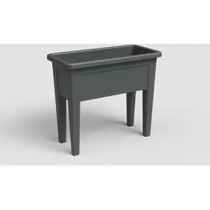 ARTEVASI Table de Culture Venezia - 39 x 80 x H 69 cm - Gris anthracite pas cher