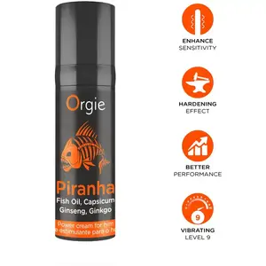 Orgie - Piranha Power Cream - Stimulant Rapide