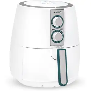 Friteuse à air sans huile Kubo 2,5 L 1500 W Blanc pas cher