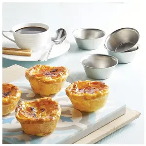 Comparateur de prix : Artame art32207 pastel de nata lot de 4 moules en inox