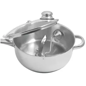 Casserole à popcorn en inox 24,5 cm Artame pas cher