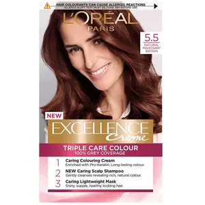 L'Oréal Excellence Creme #5.5 Coloration Marron clair acajou 300 g pas cher