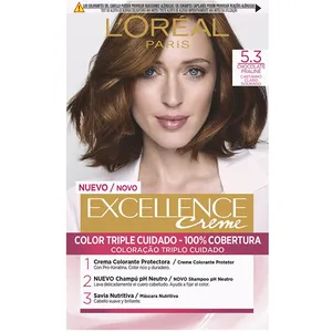 L'Oréal Teinture Cheveux Excellence Intense #5,3 Chocolat Praliné 75 ml