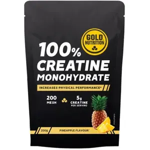 Comparateur de prix : Gold Nutrition Poudre De Créatine Monohydrate Ananas 200g One Size