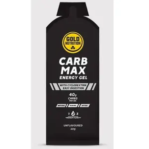 Gold Nutrition Boîte De Gels énergétiques Carb Max Fraise 60g 16 Unités One SizeVendu parbikeinn