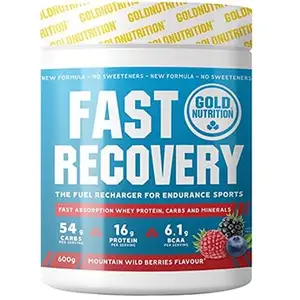 Comparateur de prix : Boisson en poudre GoldNutrition Fast Recovery 600g goût fruits des bois