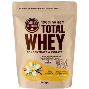 GoldNutrition Total Whey 260 gr Sabor Vainilla pas cher