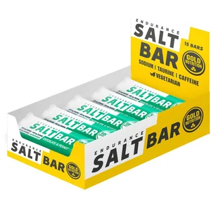 Barre énergétique GoldNutrition Endurance Salt goût chocolat noisette 40 g (15 unités)Vendu parbikeinn